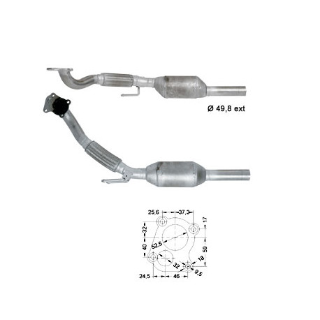 DPF a katalyzátory Magnaflow pro konkrétní model Magnaflow Katalyzátor na SEAT VOLKSWAGEN | race-shop.cz