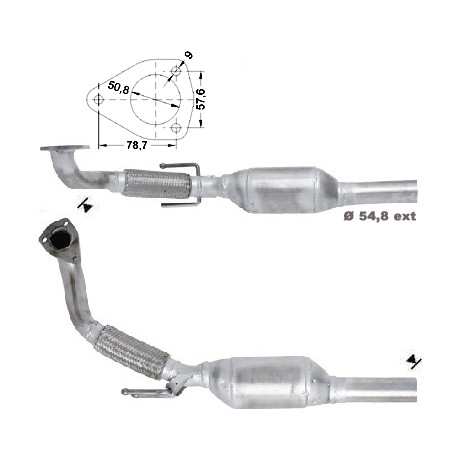 DPF a katalyzátory Magnaflow pro konkrétní model Magnaflow Katalyzátor na SEAT VOLKSWAGEN | race-shop.cz