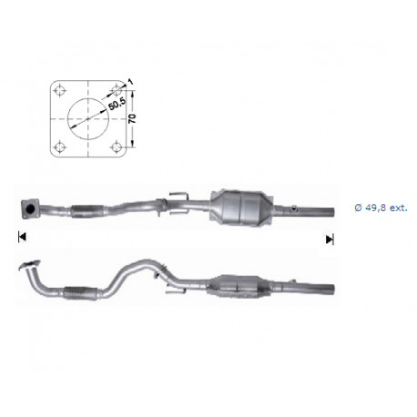 DPF a katalyzátory Magnaflow pro konkrétní model Magnaflow Katalyzátor na SEAT VOLKSWAGEN | race-shop.cz