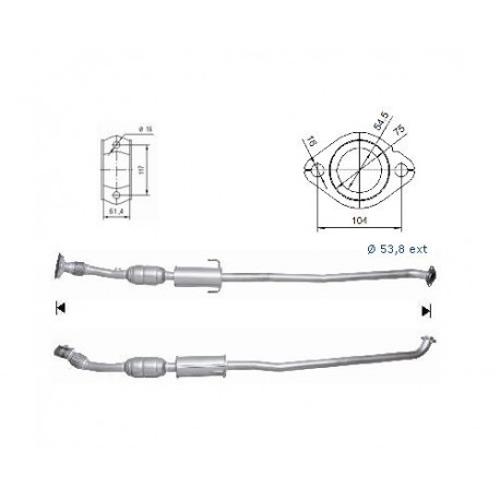 DPF a katalyzátory Magnaflow pro konkrétní model Magnaflow Katalyzátor na TOYOTA | race-shop.cz