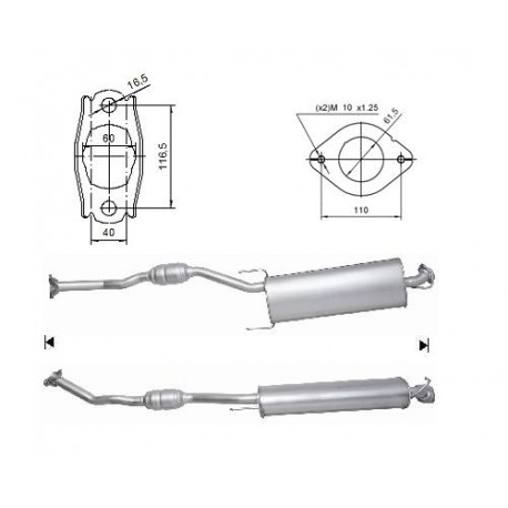 DPF a katalyzátory Magnaflow pro konkrétní model Magnaflow Katalyzátor na TOYOTA | race-shop.cz