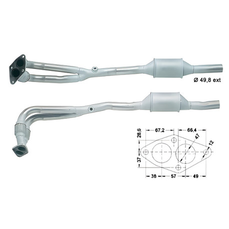 DPF a katalyzátory Magnaflow pro konkrétní model Magnaflow Katalyzátor na VOLKSWAGEN | race-shop.cz