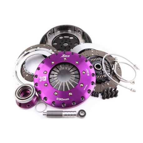 Spojky a setrvačníky Xtreme KSU23623-2A Xtreme Performance 230mm Sprung hub Sada organické dvoulamelové spojky včetně setrvačníku a CSC 1000Nm | race-shop.cz