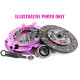 Spojky a setrvačníky Xtreme KRE20001-1A Clutch Kit Xtreme Performance Heavy Duty Organic | race-shop.cz