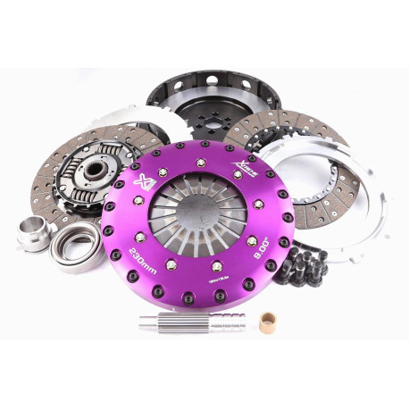 Spojky a setrvačníky Xtreme KNI23530-2A Xtreme Performance 230mm Sprung hub Organic Dvojitá lamela spojková sada Včetně setrvačníku 1000Nm | race-shop.cz