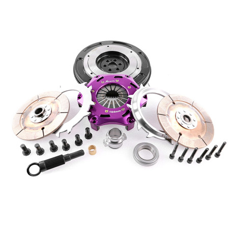 Spojky a setrvačníky Xtreme KNI18520-2E Xtreme Performance 184mm Rigid Ceramic Twin Plate Clutch Kit Incl Flywheel 1220Nm | race-shop.cz