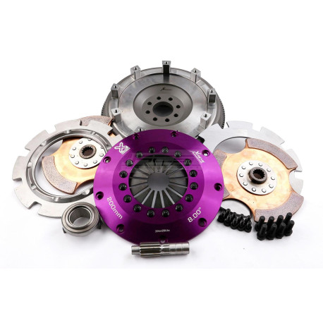 Spojky a setrvačníky Xtreme KMC20520-2E Xtreme Performance 200mm Rigid Sada keramické dvoulamelové spojky Včetně setrvačníku 1200Nm | race-shop.cz