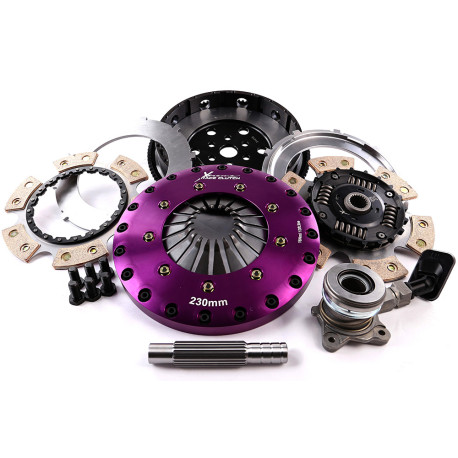 Spojky a setrvačníky Xtreme KFD23659-2B Xtreme Performance 230mm Sprung Keramická dvoulamela Sada spojky Včetně setrvačníku & CSC 1000Nm | race-shop.cz