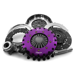 KFD23659-2A Xtreme Performance 230mm Sprung hub Organická lamela Twin Plate Sada spojky Včetně setrvačníku & CSC 1000Nm