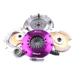 KFD20523-2E Xtreme Performance 200mm Rigid Keramická dvoulamela Sada spojky Včetně setrvačníku 1200Nm