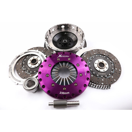 Spojky a setrvačníky Xtreme KBM23597-2G Xtreme Performance 230mm Sada organické dvoulamelové spojky Včetně Setrvačníku 1200Nm | race-shop.cz