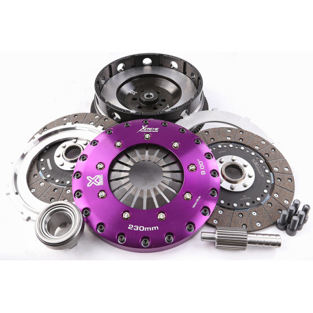 Spojky a setrvačníky Xtreme KBM23596-2G Xtreme Performance 230mm Sada organické dvoulamelové spojky Včetně Setrvačníku 1200Nm | race-shop.cz