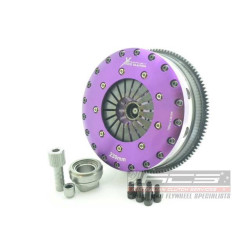 KBM23594-2E Xtreme Performance 230mm Rigid Keramická dvoulamela Clutch Kit Včetně Setrvačníku 1800Nm