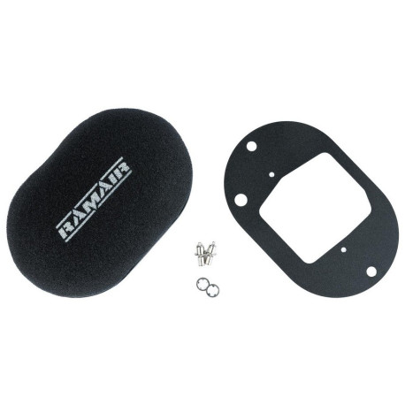 Filtry pro karburátory RAMAIR domed carb air filter with baseplate to fit Weber 32/34 DFT | race-shop.cz