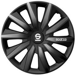 SPARCO kryty kol (poklice) MILANO - 14" (černo-šedá)