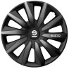 SPARCO kryty kol (poklice) MILANO - 14" (černo-šedá)