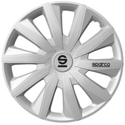 SPARCO kryty kol (poklice) MILANO - 14" (stříbrná)