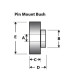 SuperPro Pin Style Shock Absorber Mount (80ShA) | race-shop.cz