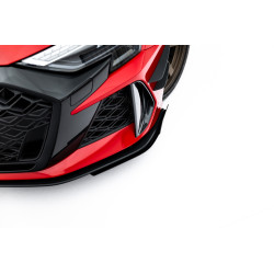MAXTON DESIGN přední klapky pro Audi RS3 Sedan 8Y Facelift, lesklá černá