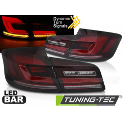 LED BAR SEQ ZADNÍ SVĚTLA ČERVENÁ TMAVÁ pro BMW F10 10-16 POŠKOZENÉ