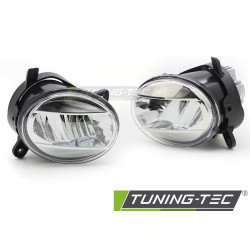 MLHOVÉ SVETLÁ LED CHROME CLEAR pasují A4 B8 08-11 / A6 C6 09-11 / Q5 08-16