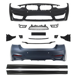 M-Sport Bodykit přední+zadní nárazník+boční prahy pro BMW řady 3 F30 (LCI) NEKOMPLETNÍ