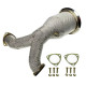 Down pipe, dump pipe Downpipes tepelným štítem pro Porsche Cayenne III, EA839 engine, 2017+ | race-shop.cz