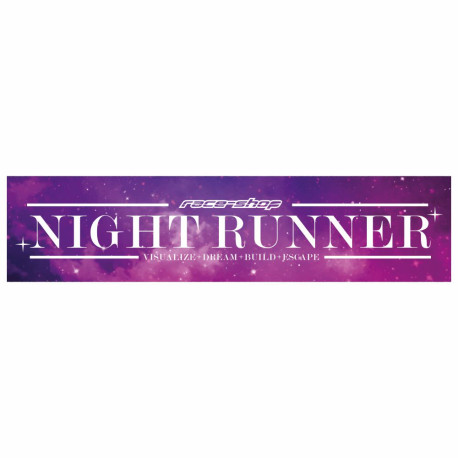Nálepky na čelní sklo Nálepka race-shop NightRunner | race-shop.cz