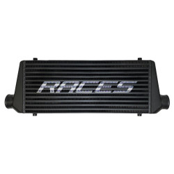 Intercooler FMIC univerzál 550 x 230 x 65 mm vstup/výstup 63mm - Black POŠKOZENÉ