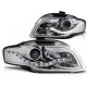 Osvětlení PŘEDNÍ SVĚTLA DAYLIGHT CHROM pro AUDI A4 B7 11.04-03.08 | race-shop.cz