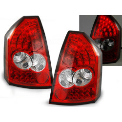 LED ZADNÍ SVĚTLA CHRYSLER 300C 05-08 ČERVENÁ BÍLÁ LED