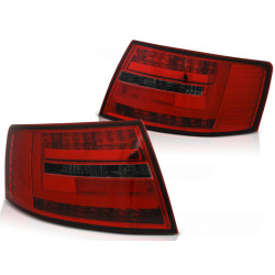 LED PÁS ZADNÍ SVĚTLA ČERVENÝ KOUŘ pro AUDI A6 C6 SEDAN 04.04-08 6-PIN