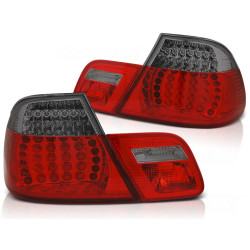 LED ZADNÍ SVĚTLA ČERVENÝ KOUŘ SEQ pro BMW E46 04.99-03.03 COUPE