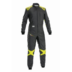 FIA závodní kombinéza OMP ONE EVO Air, šedá/fluo/žlutá