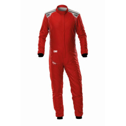 FIA závodní kombinéza OMP ONE-S Air, červená/bílá