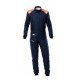 FIA závodní kombinéza OMP ONE-S Air, námořnická modrá/fluo/oranžová