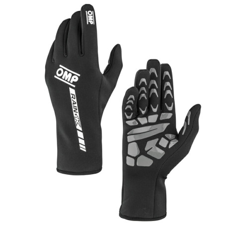 Rukavice Kartingové rukavice OMP RAIN-K my2026, černá | race-shop.cz