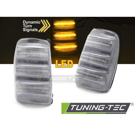 Osvětlení Boční směrové světlo v zrcátku bílé LED SEQ pasuje na FORD TRANSIT 13- | race-shop.cz