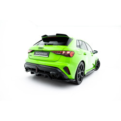 Zadní splitter (s vertikálními tyčemi) V2 Audi RS3 Sportback 8Y Facelift