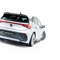 MAXTON DESIGN zadní splitter pro Cupra Born Mk1 (se svislými lištami), lesklá černá