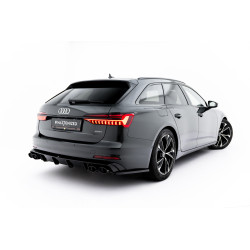 Zadní nárazník + imitace koncovek výfuku Audi A6 Sedan / Avant C8 / C8 Facelift