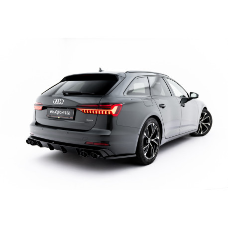 Body kit a vizuální doplňky Zadní nárazník + imitace koncovek výfuku Audi A6 Sedan / Avant C8 / C8 Facelift | race-shop.cz