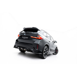 MAXTON DESIGN zadní splitter pro BMW X1 M35i U11 (se svislými lištami), lesklá černá