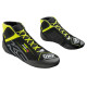 Kartingové boty OMP KS-3 my2026, černá/fluo žlutá