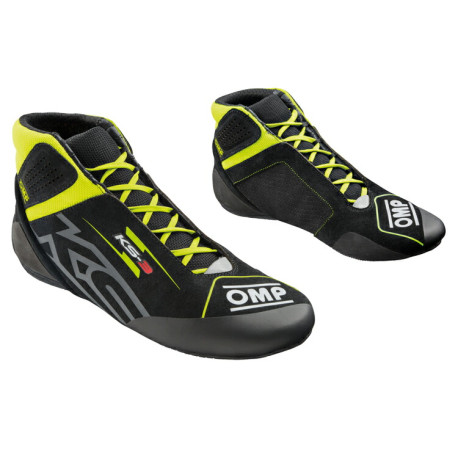 Akce boty dětské OMP KS-3 my2026, černá/fluo žlutá | race-shop.cz