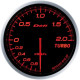 Budíky DEFI DEFI ADVANCE gauge, boost pressure 0 - 2 BAR, amber red | race-shop.cz