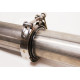 V-band spony Rychloupínací V-BAND spona na výfuk 70mm (2,75") s prírubami | race-shop.cz