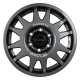 Hliníkové disky Hubcap (C70) Dakar 6×139.7, with fixing hooks and EVO Corse matt black badge (L32) ø70 | race-shop.cz
