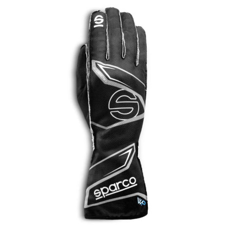 Rukavice FIA kartingové rukavice Sparco K-ARROW+ WP (vnější šití), černá/šedá | race-shop.cz