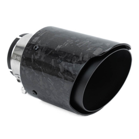 S jedním výstupem Koncovka výfuku RACES CARBON 114mm, vstup 63.5mm - Kovaný matný | race-shop.cz